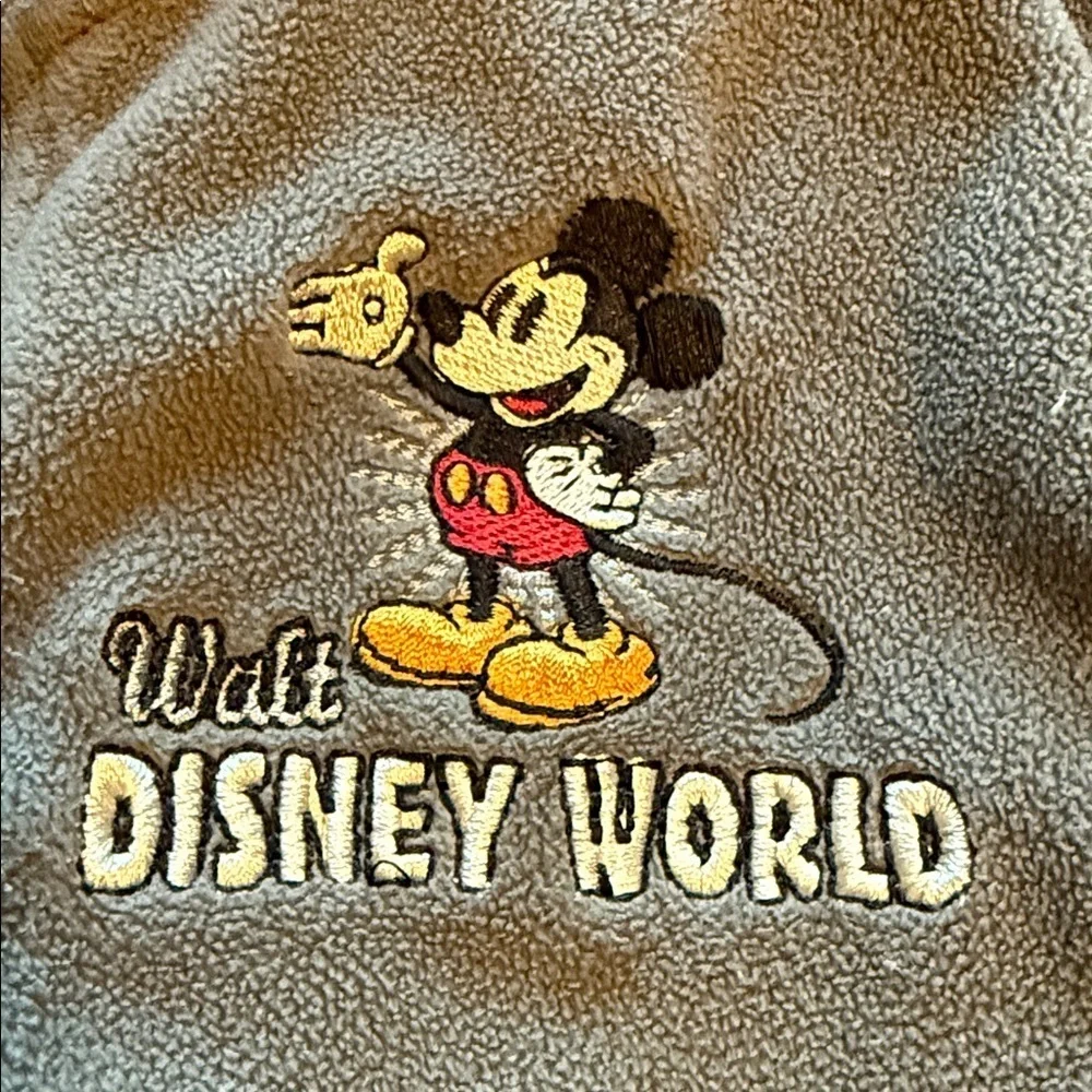 Disney Parks Kids Mickey Mouse Fleece Jacket – Walt Disney World 1971 – Size S
